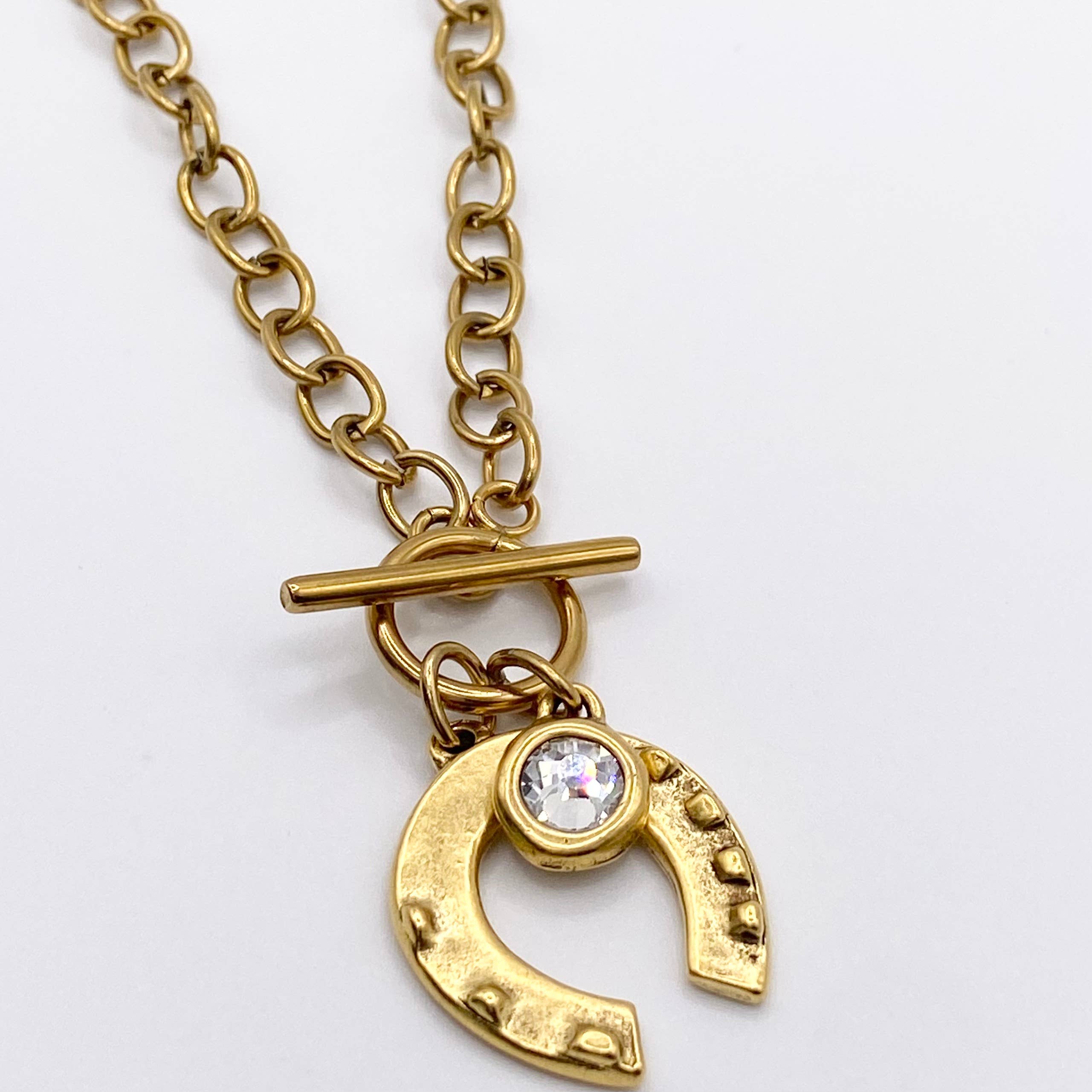 VB&CO Designs Handmade Jewelry - Wholesale Pendant/Charm Necklace - Horse shoe luxe symbol of lucky fortune 4