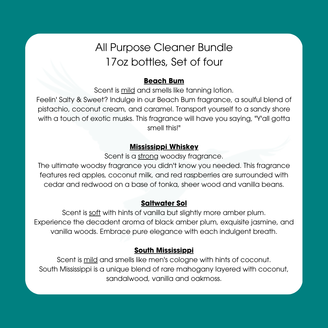 Mississippi Candle Company - Wholesale Multi-Surface Cleaner - All Purpose Scented Cleaner1