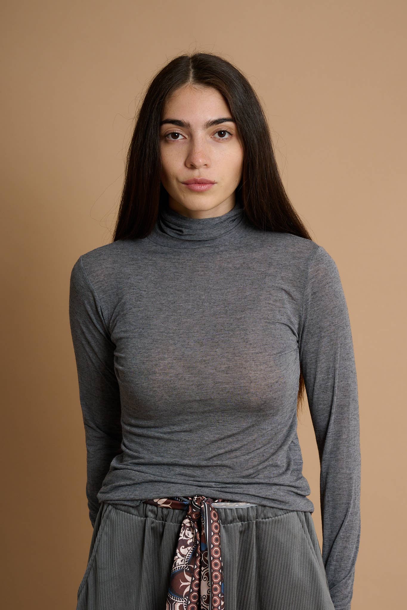 AMELÉ - Wholesale Knit Top - Women's - Turtleneck cashmere sweater10
