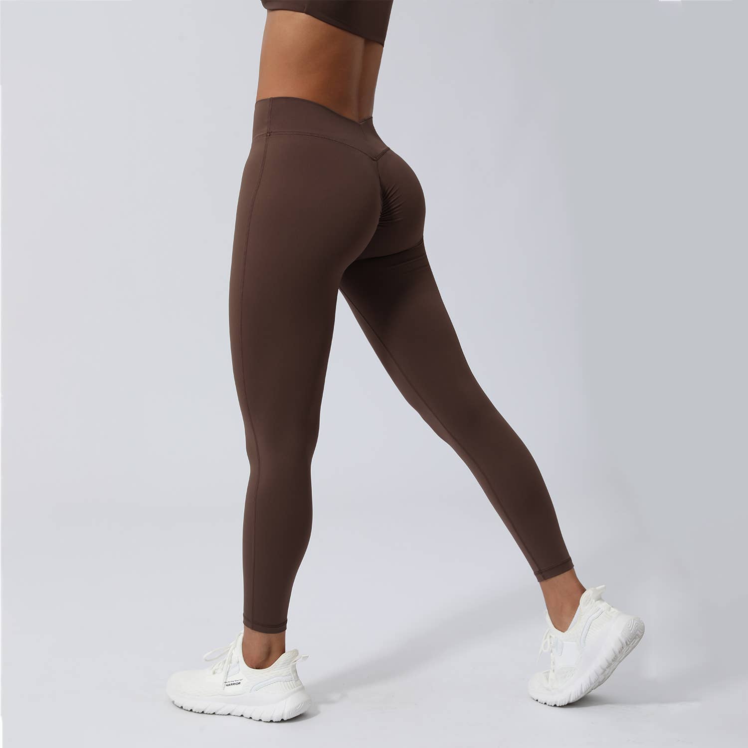 Sodalemon - Wholesale Athletic/Lounge Leggings - Women's - Women Peach Hip V Cross Back Fitness Yoga Leggings14