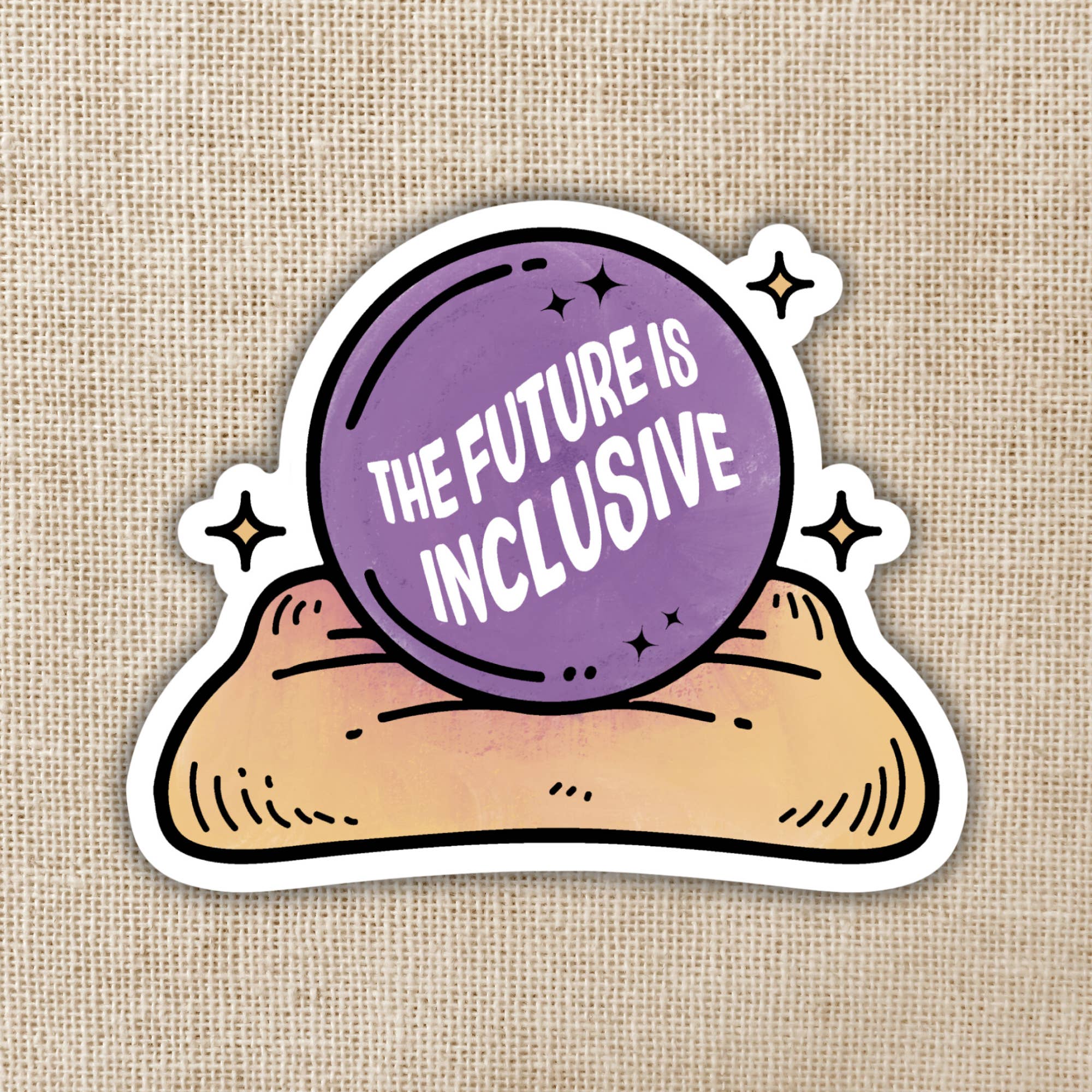 Kingdom of Threads - Wholesale Sticker - The Future is Inclusive Sticker, 3-inch