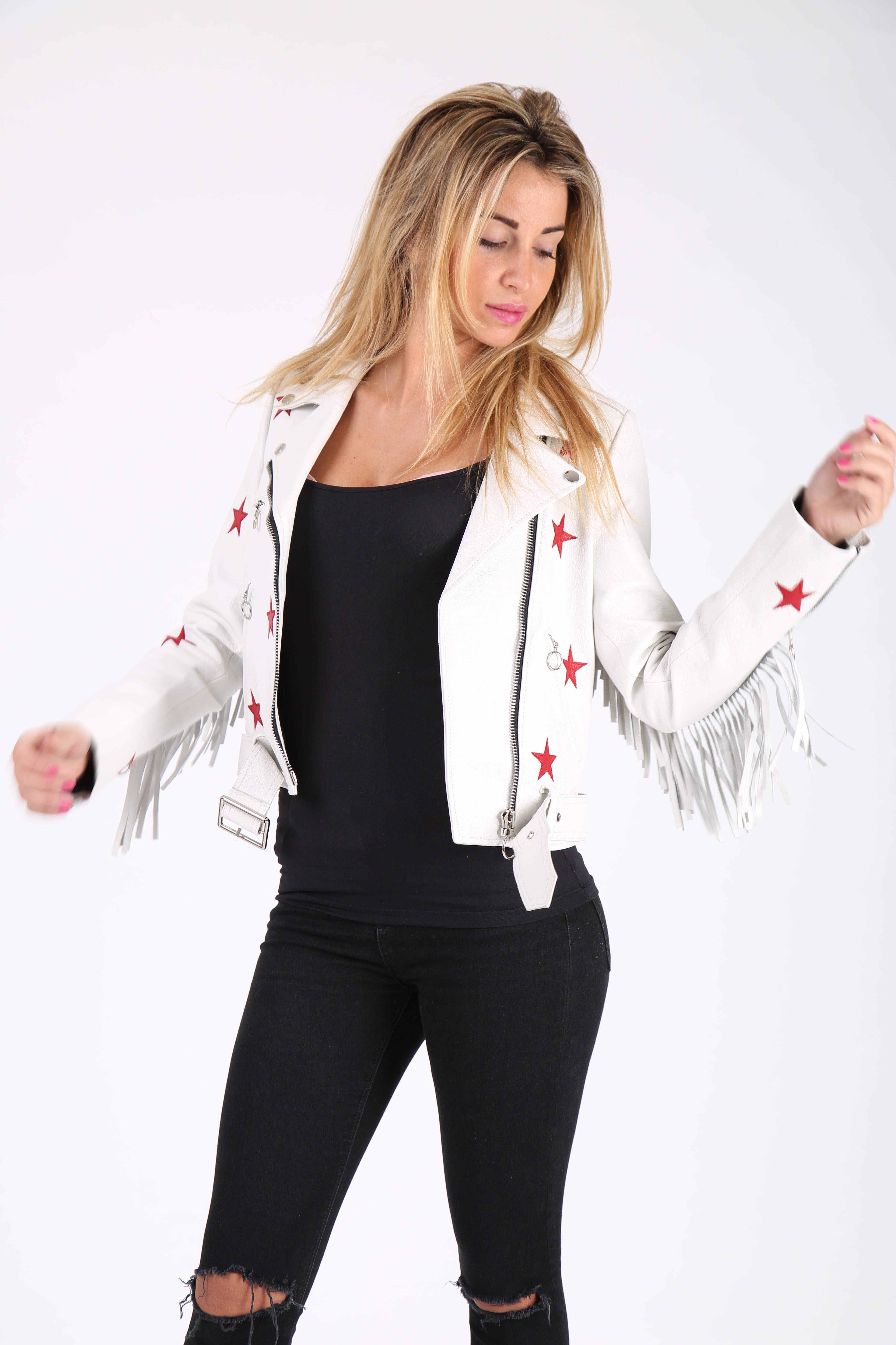 ARTFLOW – wholesale Leather jacket – Women′s – JAYLOUCY Roxanne leather jacket0