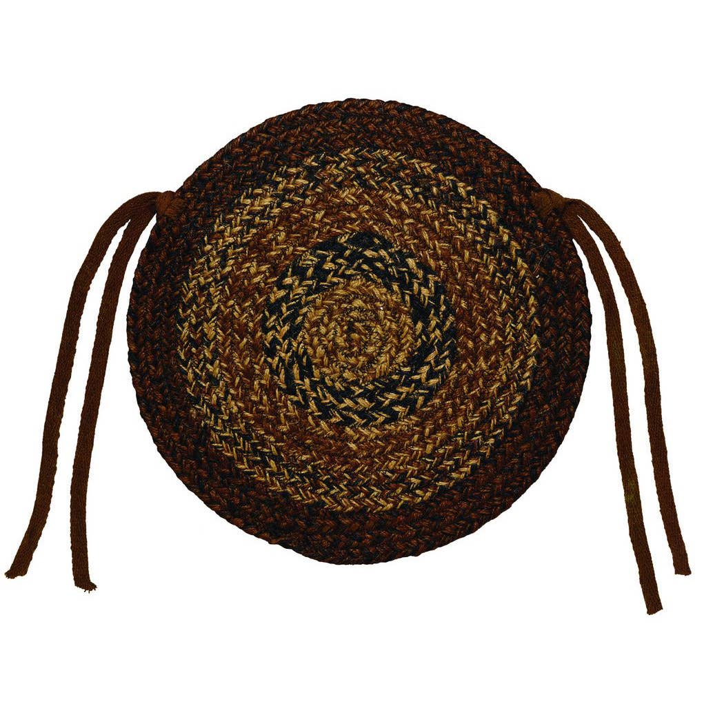 IHF HOME DECOR/IHF RUGS - Wholesale Area Rug - Cappuccino Braided Jute Area Rug & Table top BR-201

7