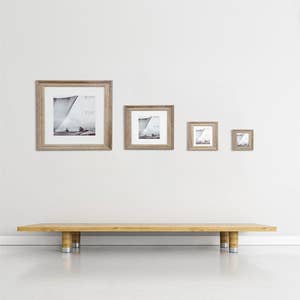Magnetic Poster Hanger Frame 16 White Wood