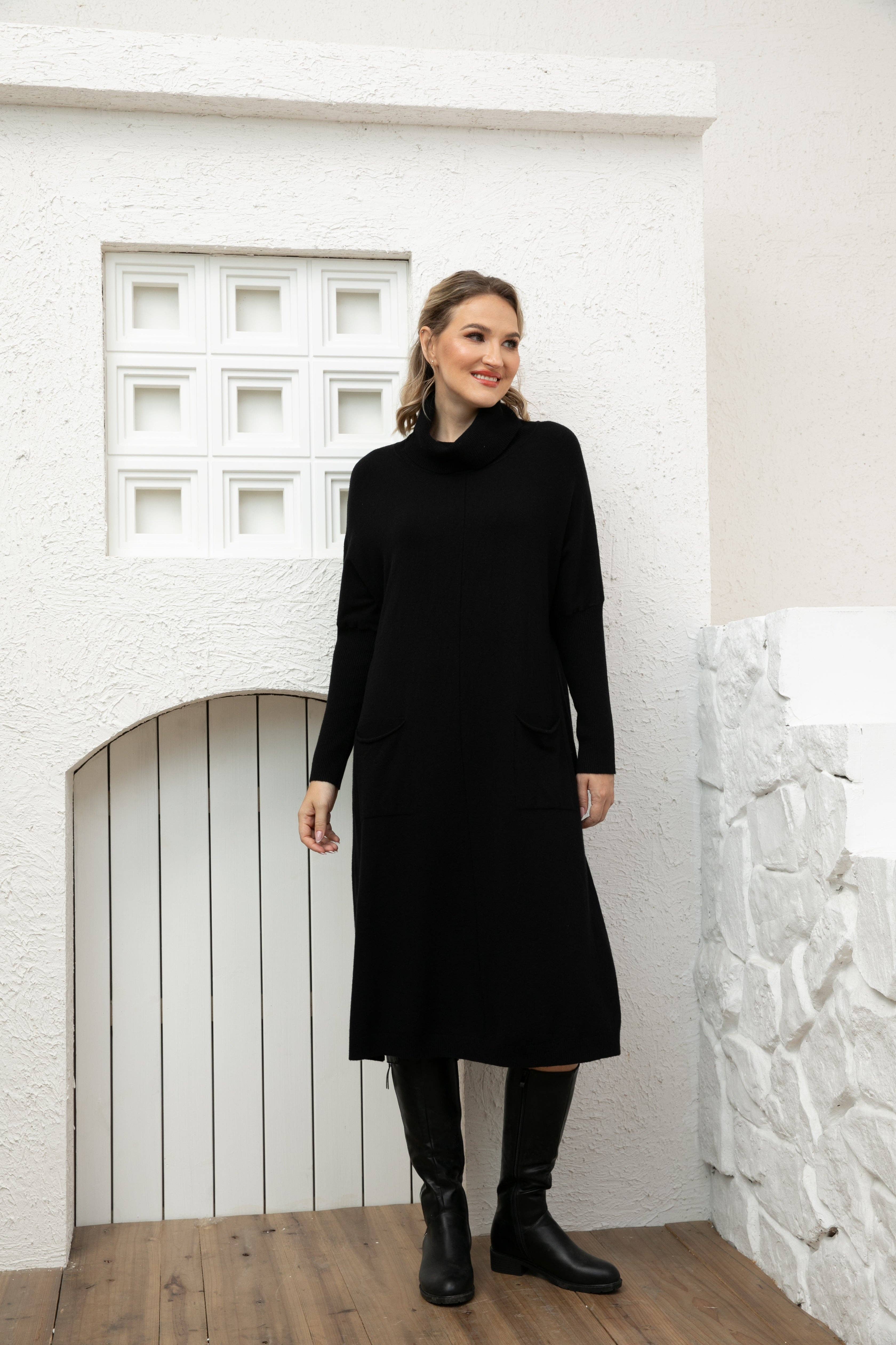 Orange Fashion Village - Vente Robe – femme - Robe-pull longue Cozy Chic17