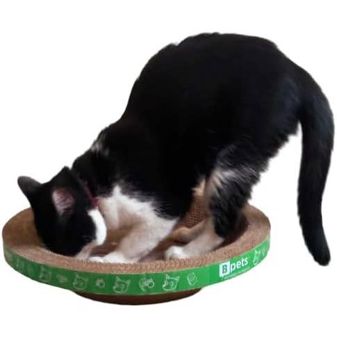 Designer Pet Products, LLC - Vendita all'ingrosso Tiragraffi - Gatti - Grazziapad per Gatti Rotondo – Confezione da 30 Pezzi Resistente9
