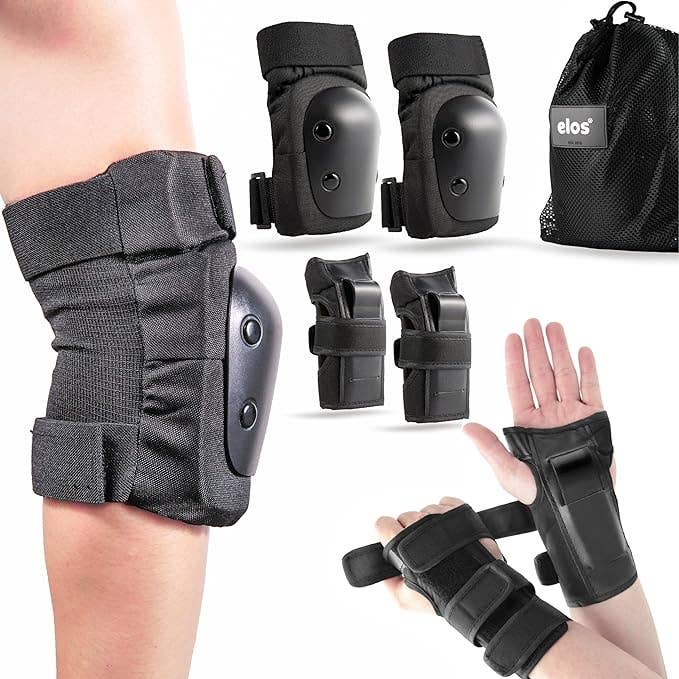 Elos - Wholesale Sports & Outdoor - Elos Elbow Pads, Knee Pads and Wrist Guards for Skateboards, Biking, Roller Skating