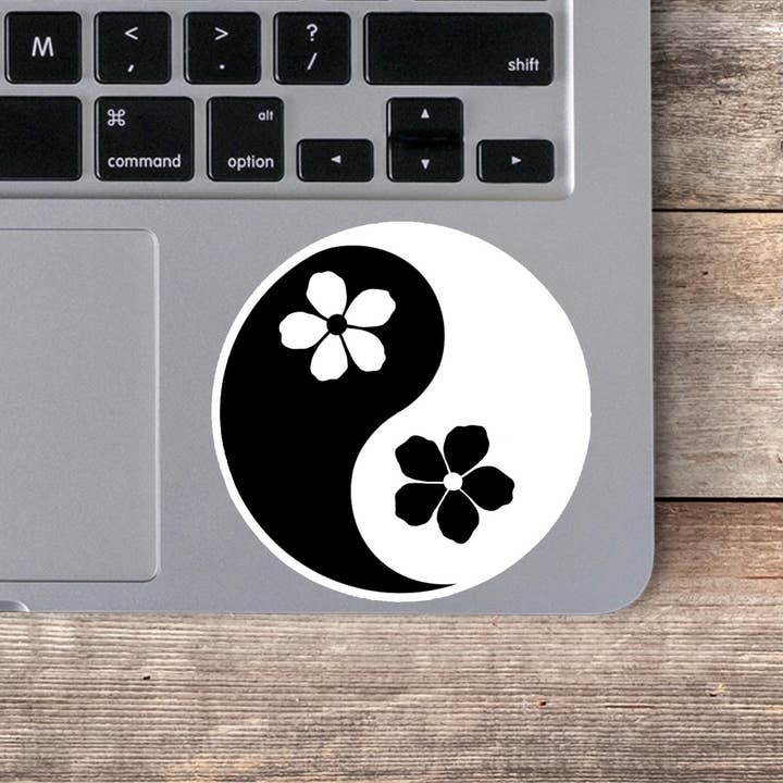 Yin Yan Daisy Sticker (2022 Version) for wholesale by Mkensea