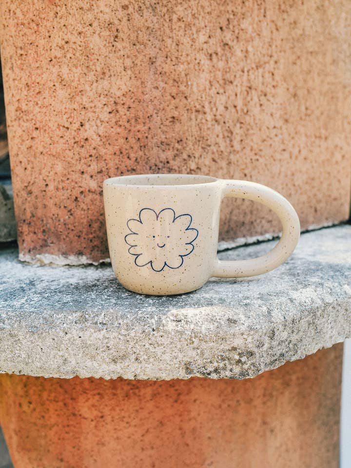 Large Mug | Outline Flower for wholesale by In August Company