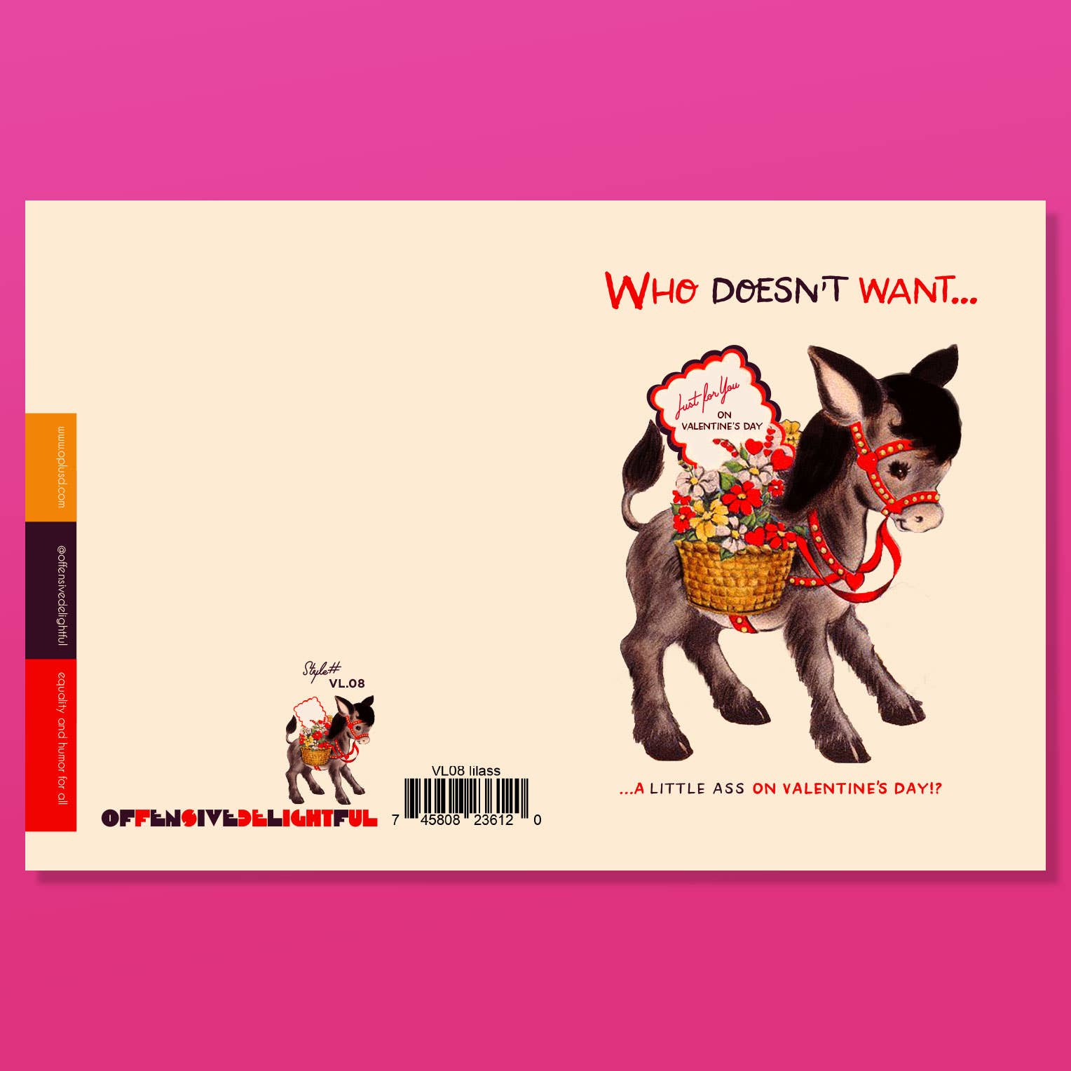 offensivedelightful – Engroshandel Valentinsdagskort – EN LILLE RØV! valentinkort1
