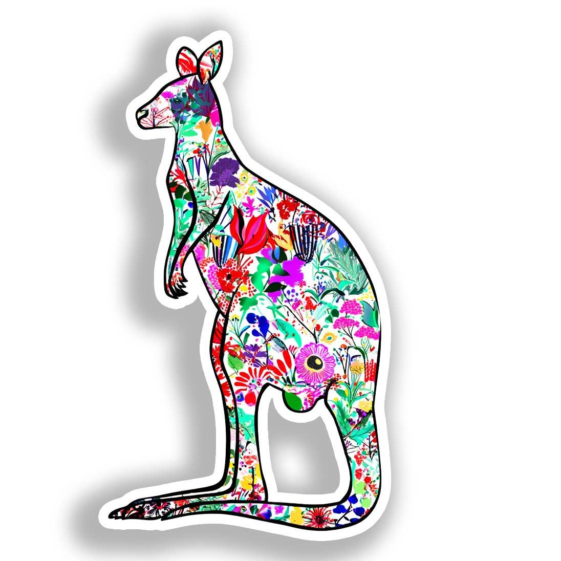 Yoonek Graphics - Wholesale Sticker - Kangaroo Decal Sticker # A0191440
