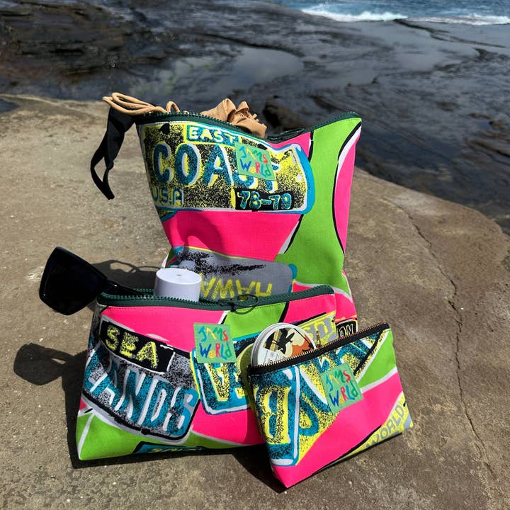 Jams World Go-To Lined Zip Pouch - Jams World License Plate for wholesale by JAMS World