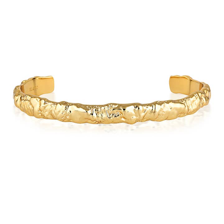 DEVA BRACELET CUFF | GOLD for wholesale by EL&RO Jewellery