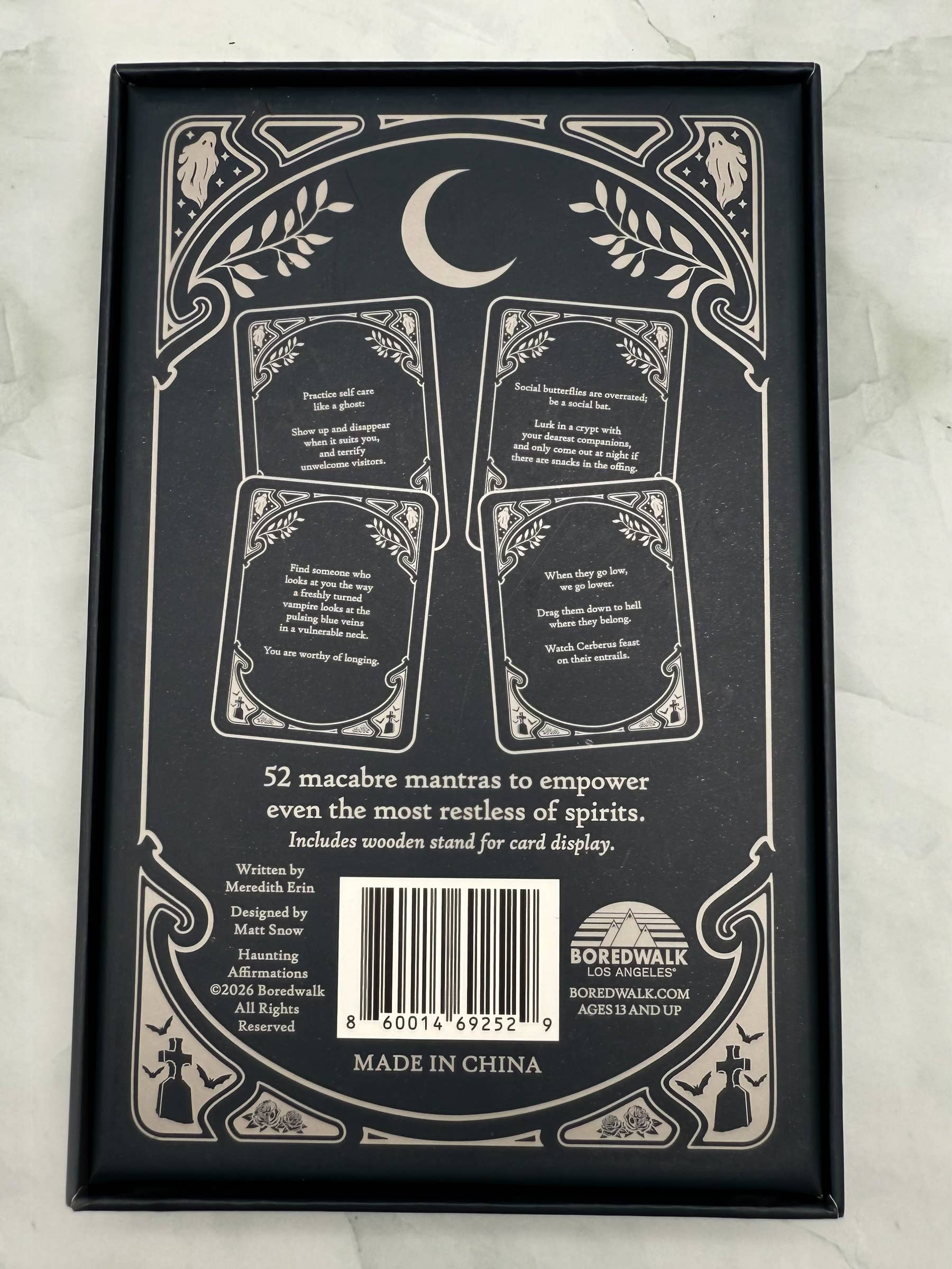 Boredwalk - Wholesale Decorative Tabletop Object - Haunting Affirmation11