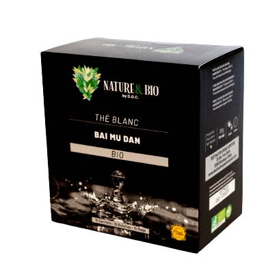 Thé Blanc Bio x15 infusettes Nature&Bio By DGC pour la vente par Destination Grand Comptoir