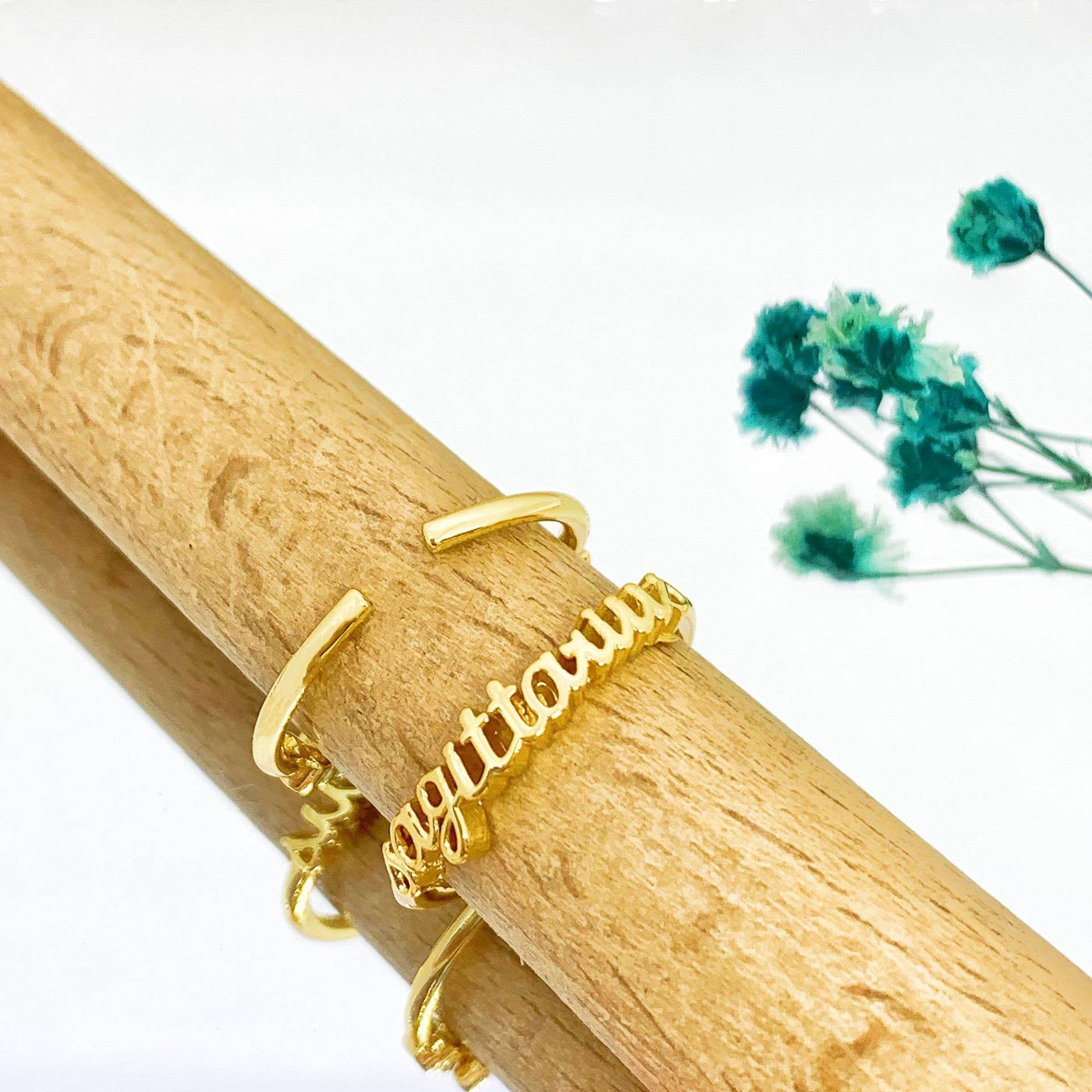 Gypsy Soul - Wholesale Band/Stacked Ring - Zodiac Gold Rings - 24 Pcs4