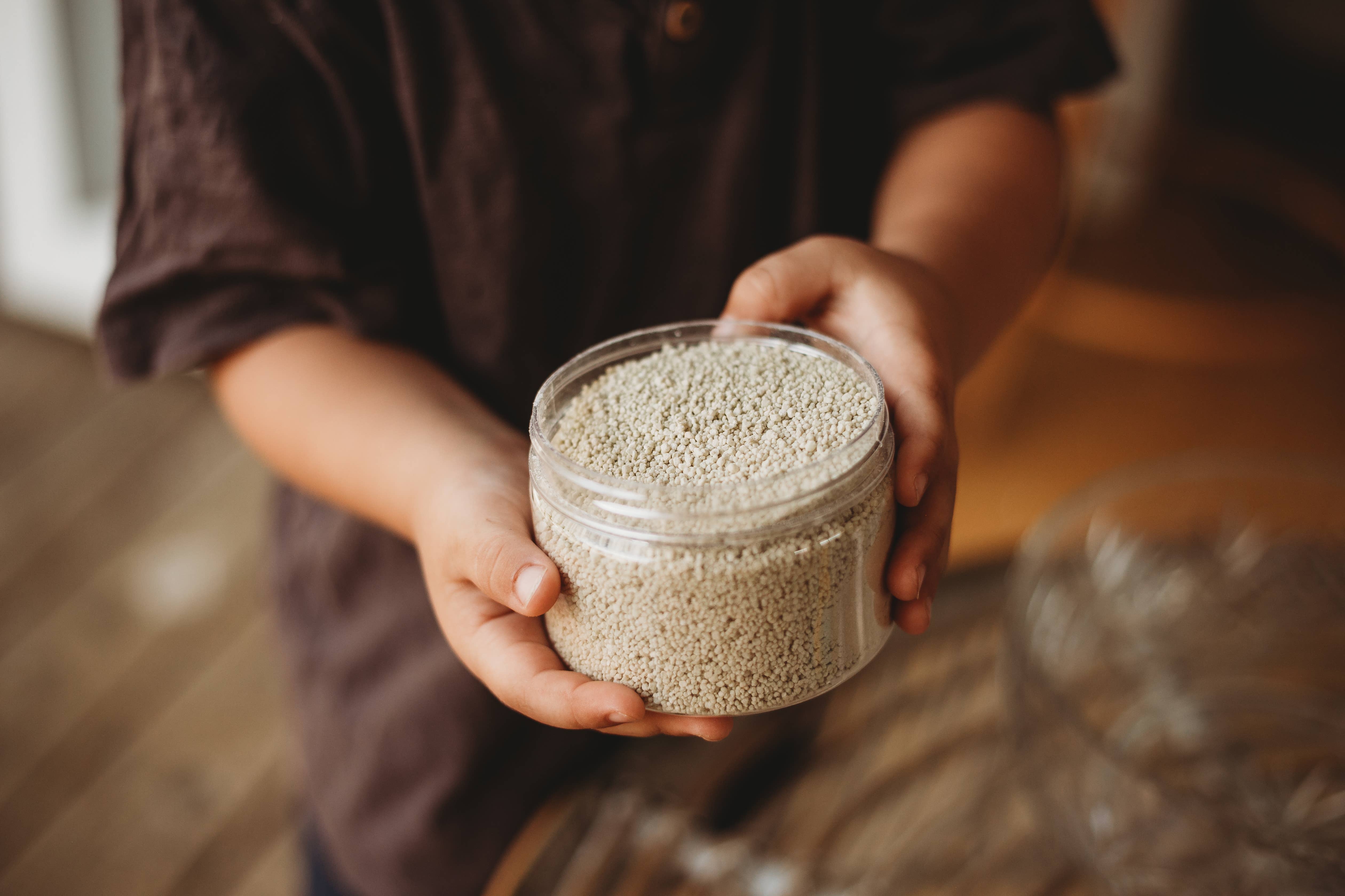 The Saltwater Collective - Wholesale DIY craft kit – Child - Seaweed Green Saltwater Fizz - 250g Potion Play2