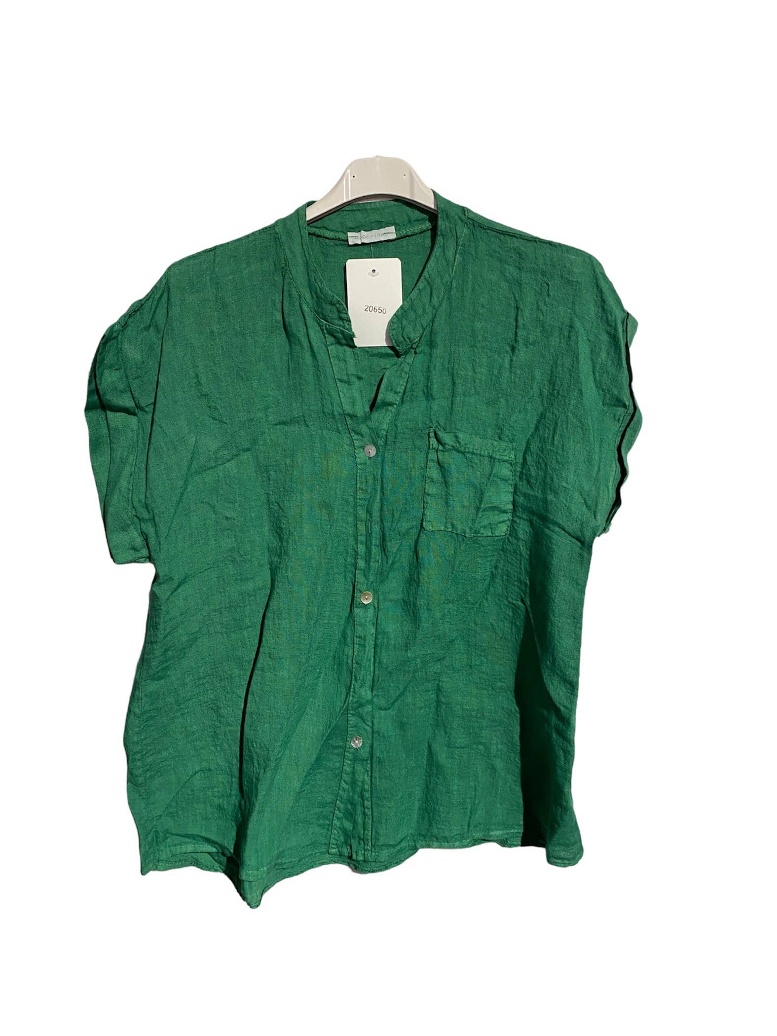 LÉA & LUC - Vente Chemise à col boutonné – femme - Chemise en 100% Lin REF.206502