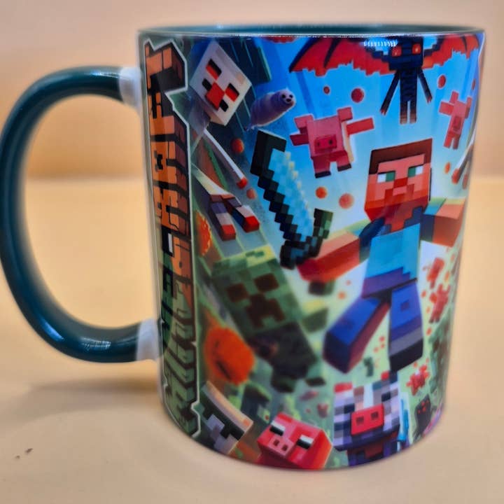 SubliMasterUK - Wholesale Coffee Mug - Minecraft-Themed Mugs – 20 Full-Color Designs! 11 oz sublimation mugs37