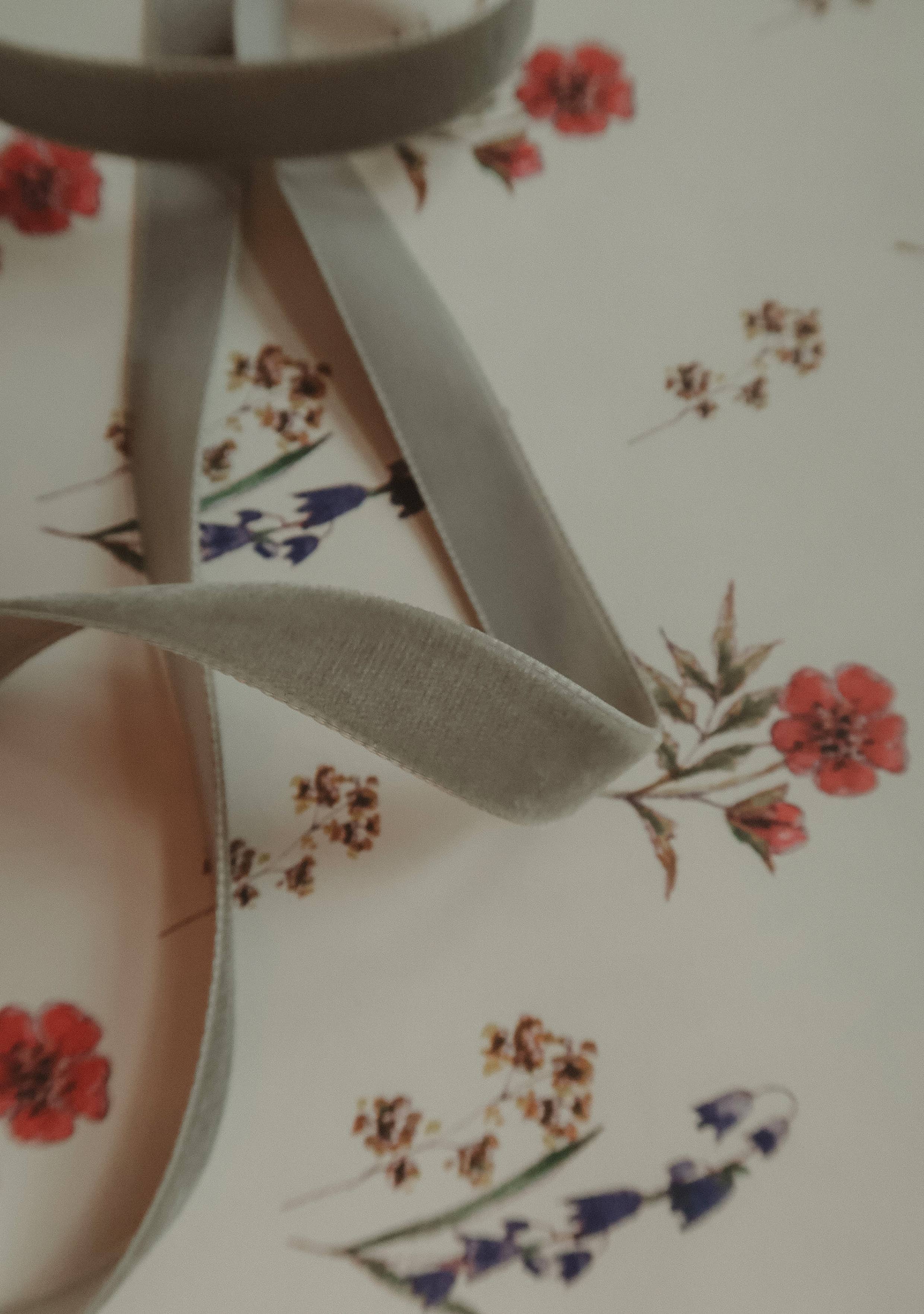 MyDesignPictures - Wholesale Ribbon - Gift Wrapping - Velvet ribbon GRAY length 2,5m/width 16mm 1