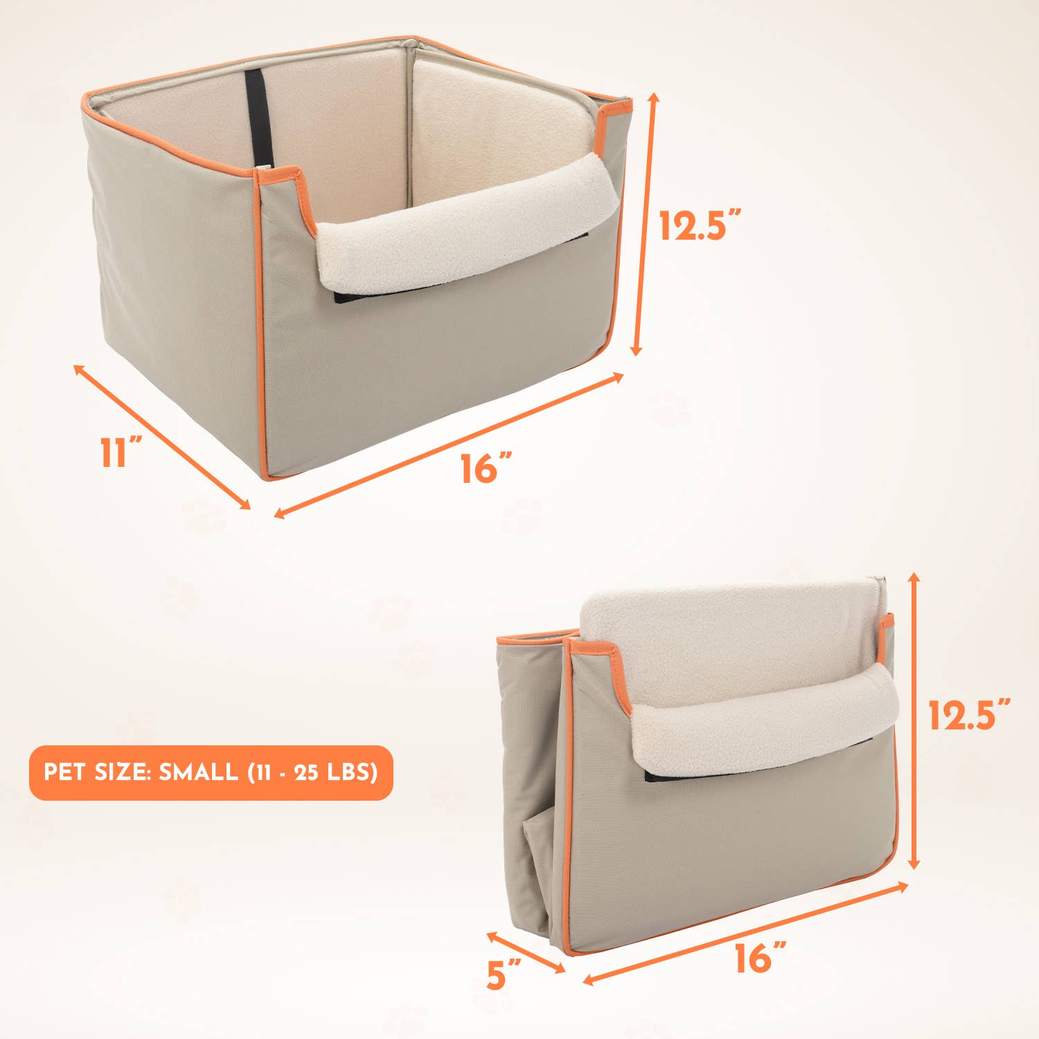 Precious Tails - Wholesale Pet Carrier - Cat/Dog - Co-Pilot Pet Collapsible Car Booster Seat4