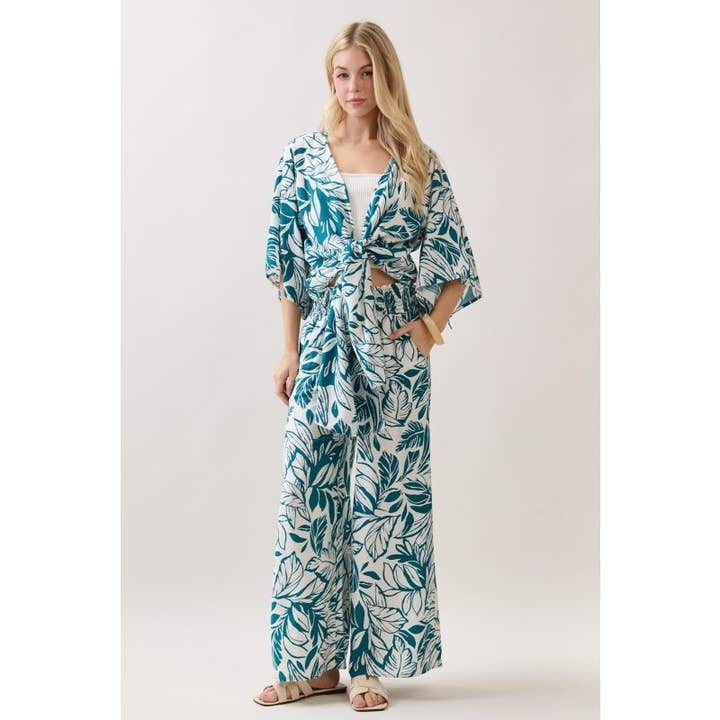 Weite Smock-Taille Weit Bein Crop-Hose für den Großhandel von IVE