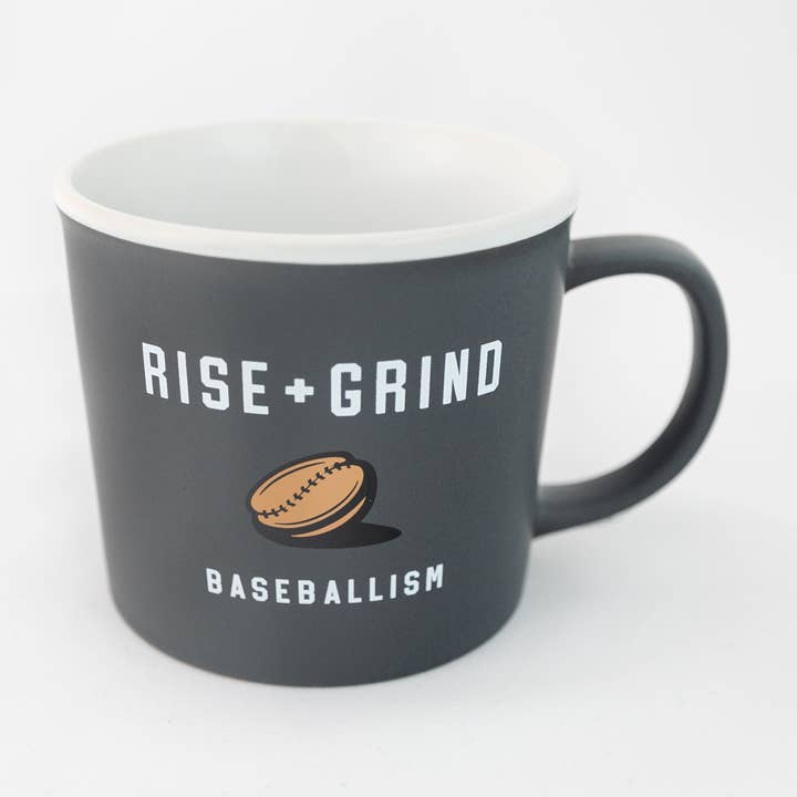Rise + Grind Mug for wholesale by Pineapple Labs