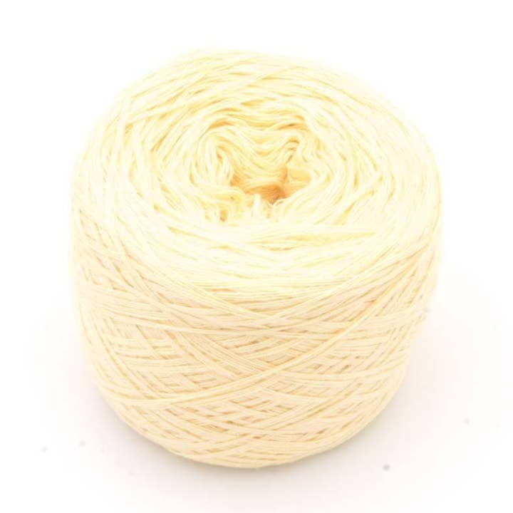 Hilo tejido monocromo «Vanilla» para venta al por mayor de Chiemseegarn