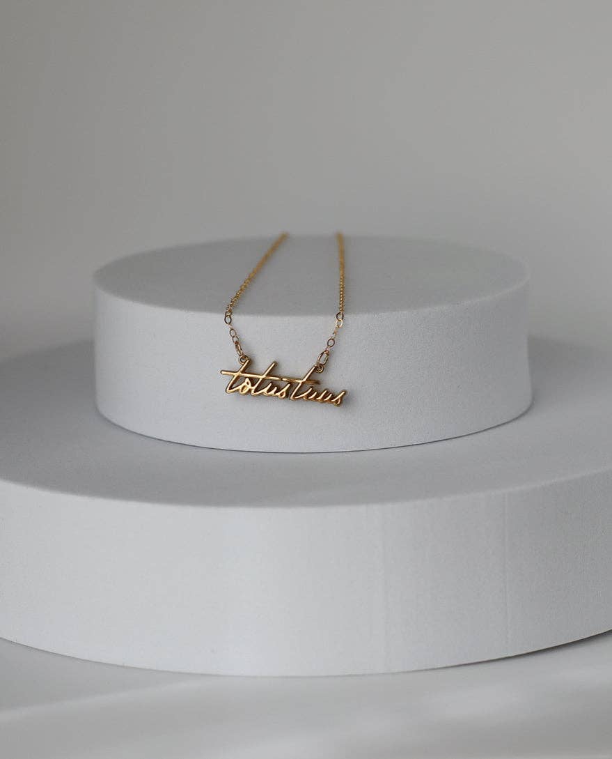 Naomi's Happy Place Shop - Wholesale Halskettinghanger - Totus Tuus8