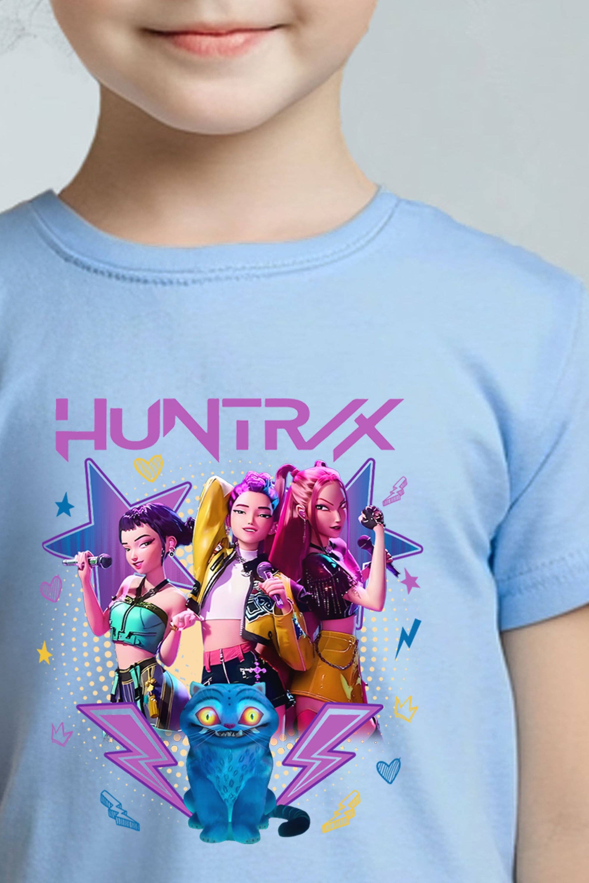 Missi Clothing – wholesale Screen-printed t-shirt – Kids – Kids Huntrix Printed T-Shirt10