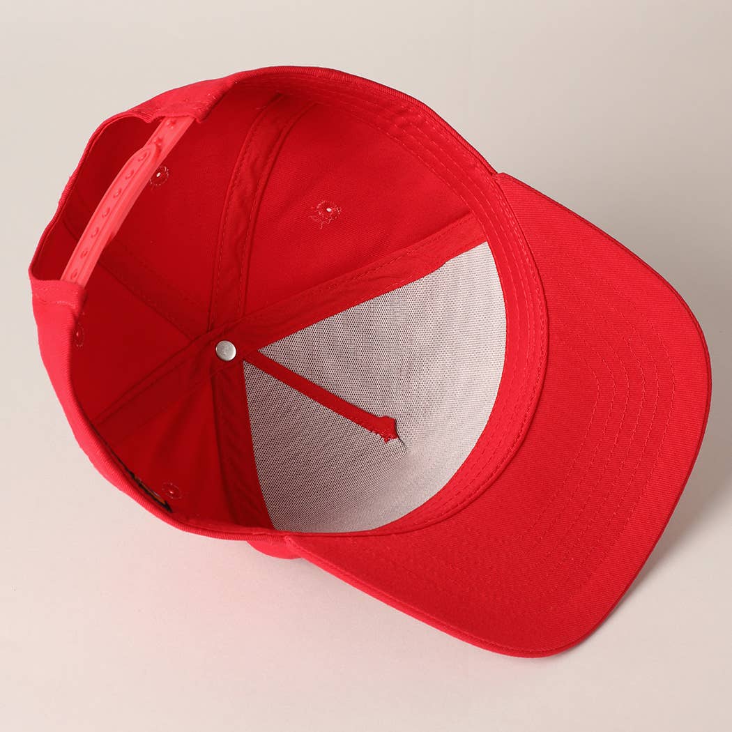 Fashion City - Wholesale Baseball Cap - Unisex - Solid Colored Cotton 5 Panel Baseball Cap35