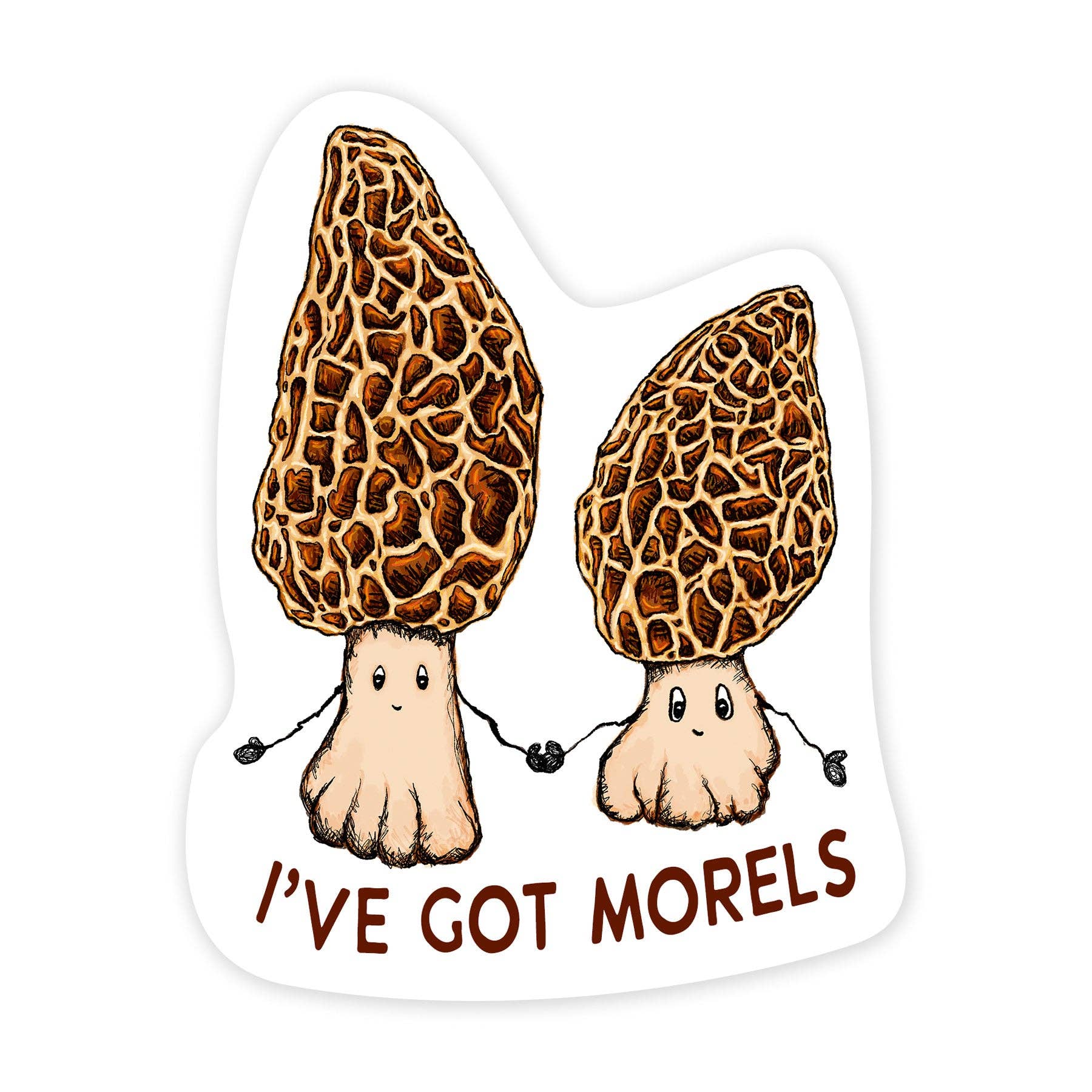 Nice Enough Stickers - Wholesale Sticker - Morels - Mini Sticker1