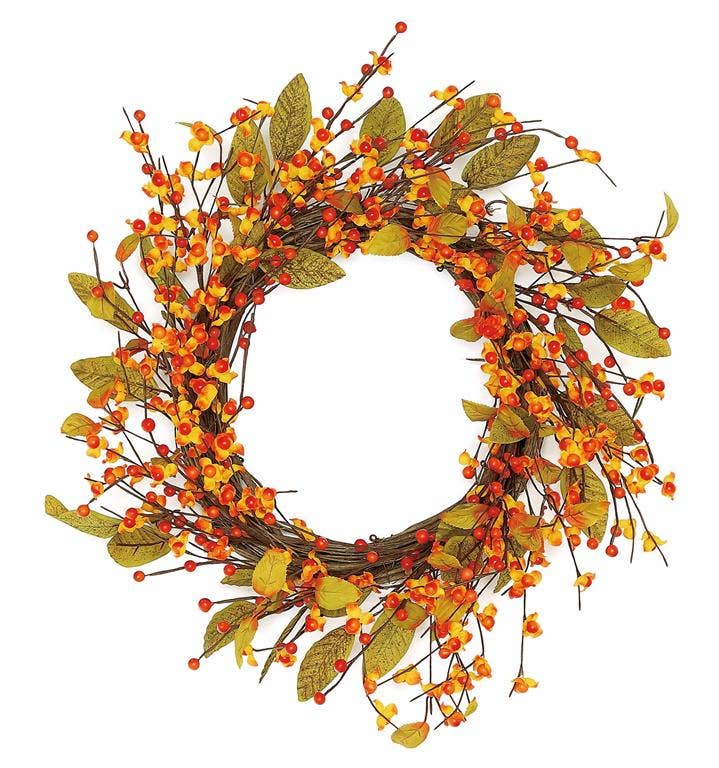 Select Artificials, Inc. - Wholesale Wreath - Bittersweet Wreath 21"0