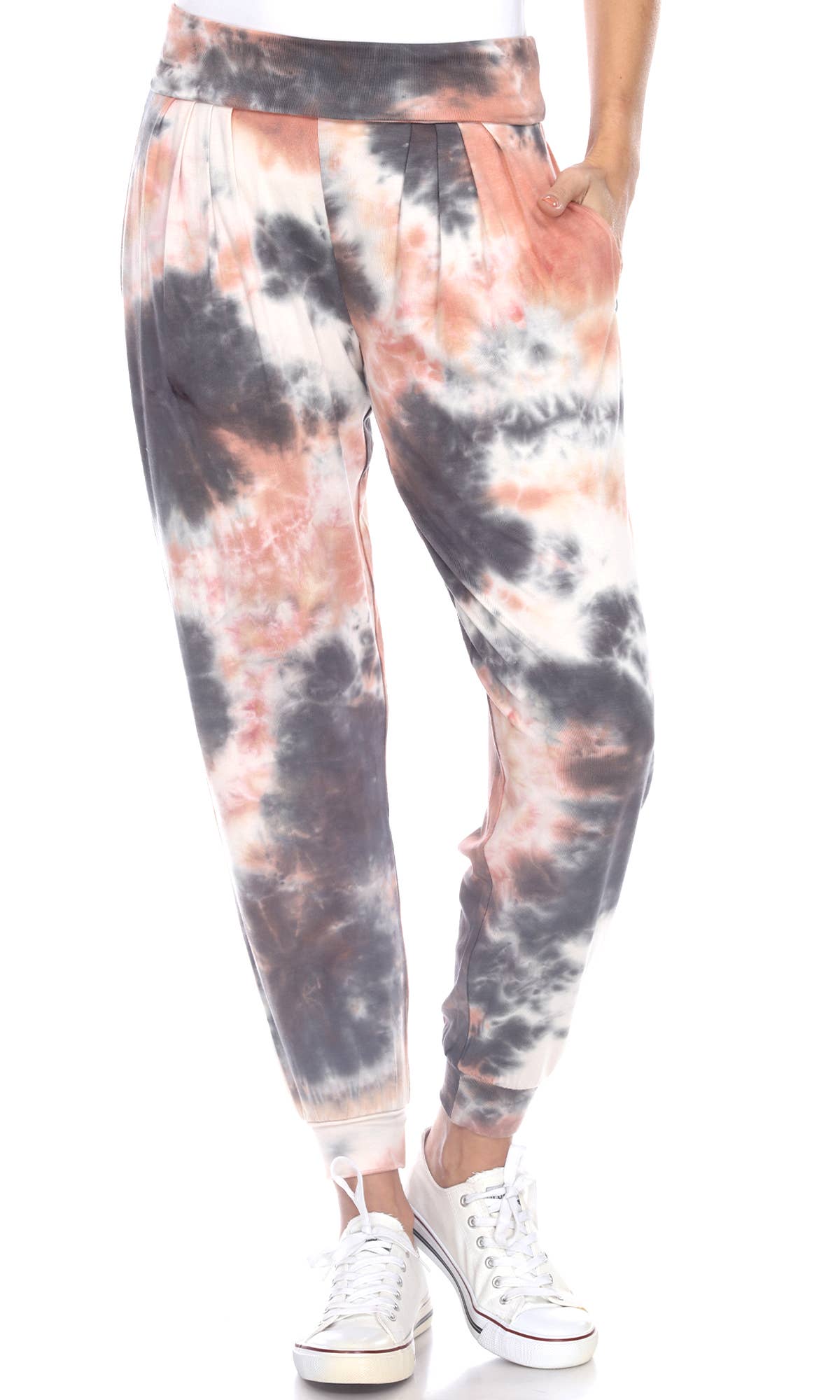 WHITE MARK - Vendita all'ingrosso Pantalone - Donna - PANTALONI HAREM TIE DYE8