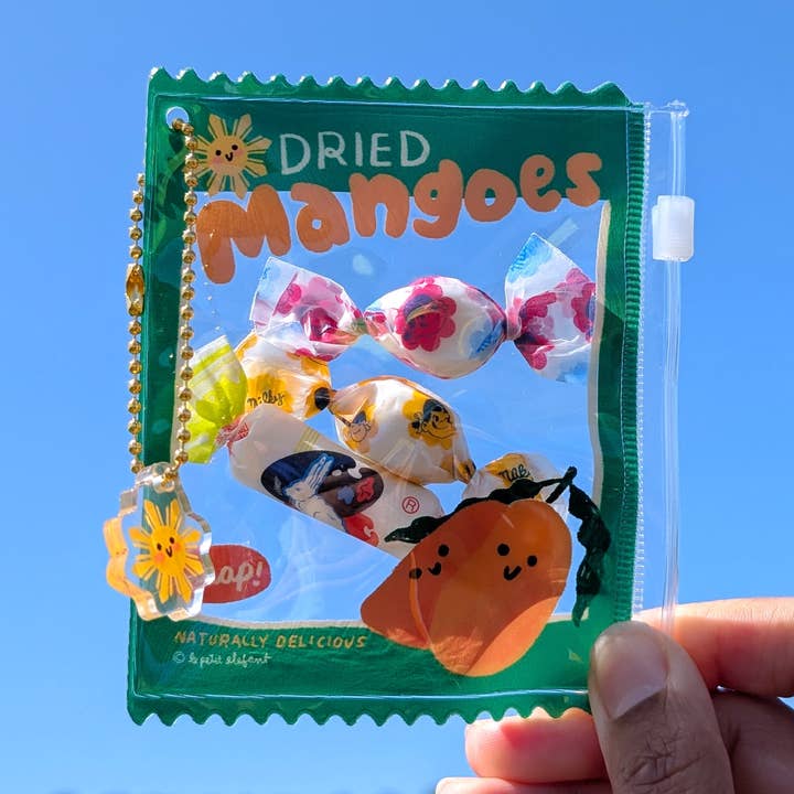 Le Petit Elefant - Wholesale Pouch - Women's - Dried Mango PVC Zipper Pouch