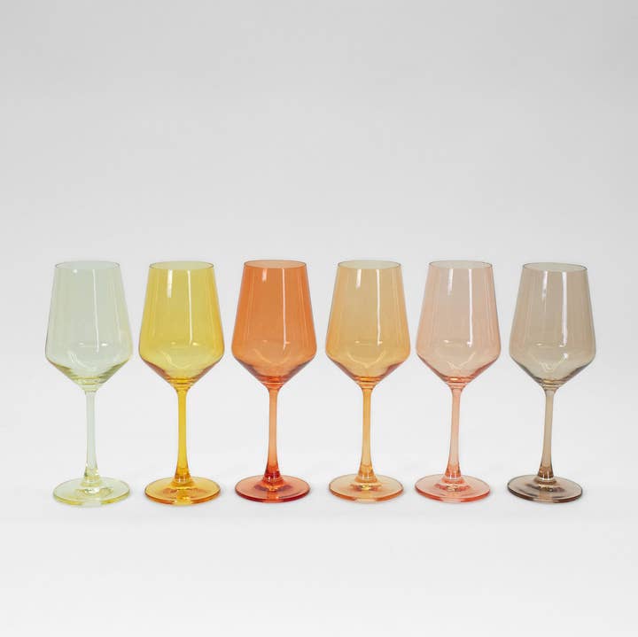GlassHauseCo - Wholesale Wine Glass - Creamsicle Orange - Colored Wine Glass4