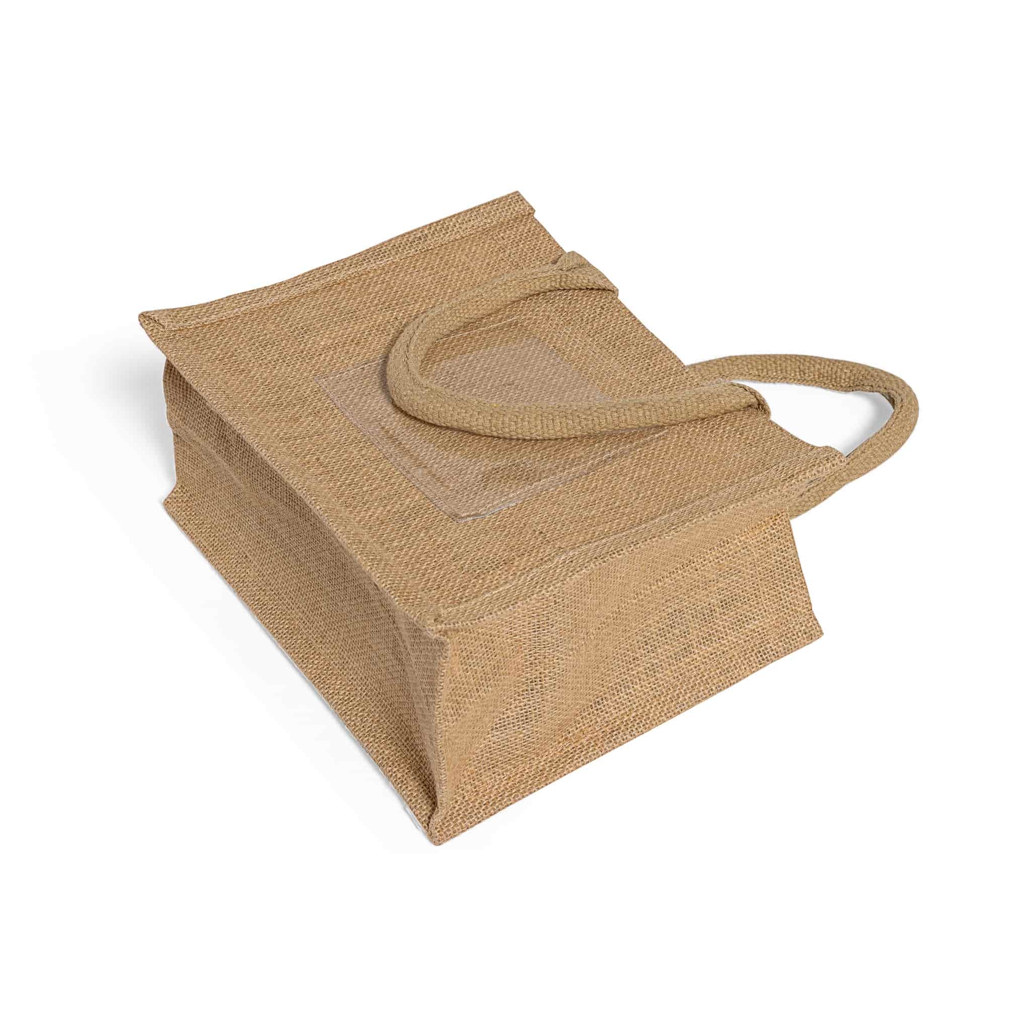 Natural TBF Rustic Wedding Favor Jute Bag - TJ907 for wholesale on Faire4