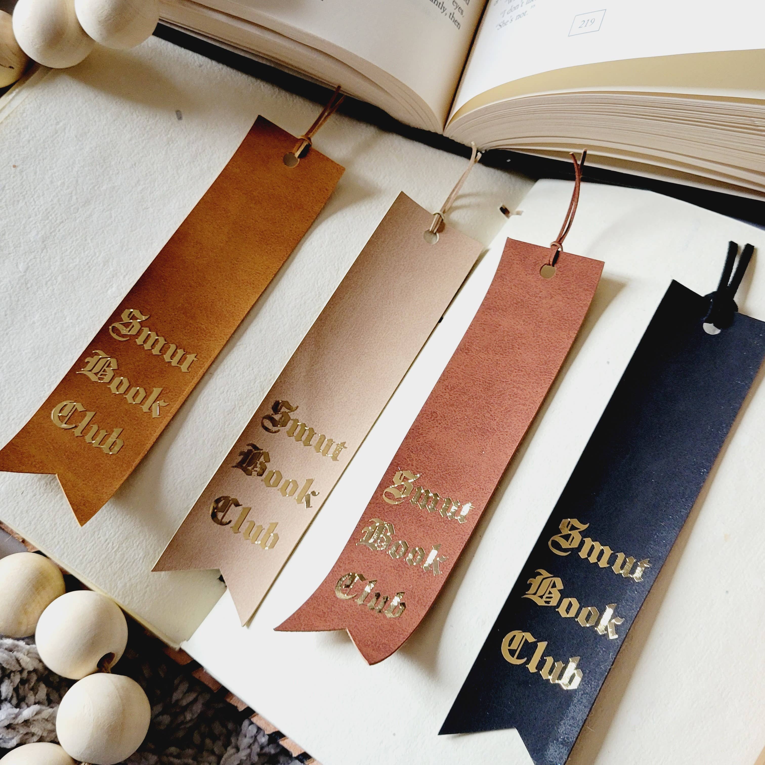 Bookish Heaux - Wholesale Bookmark - Smut Book Club Faux Suede Bookmark1