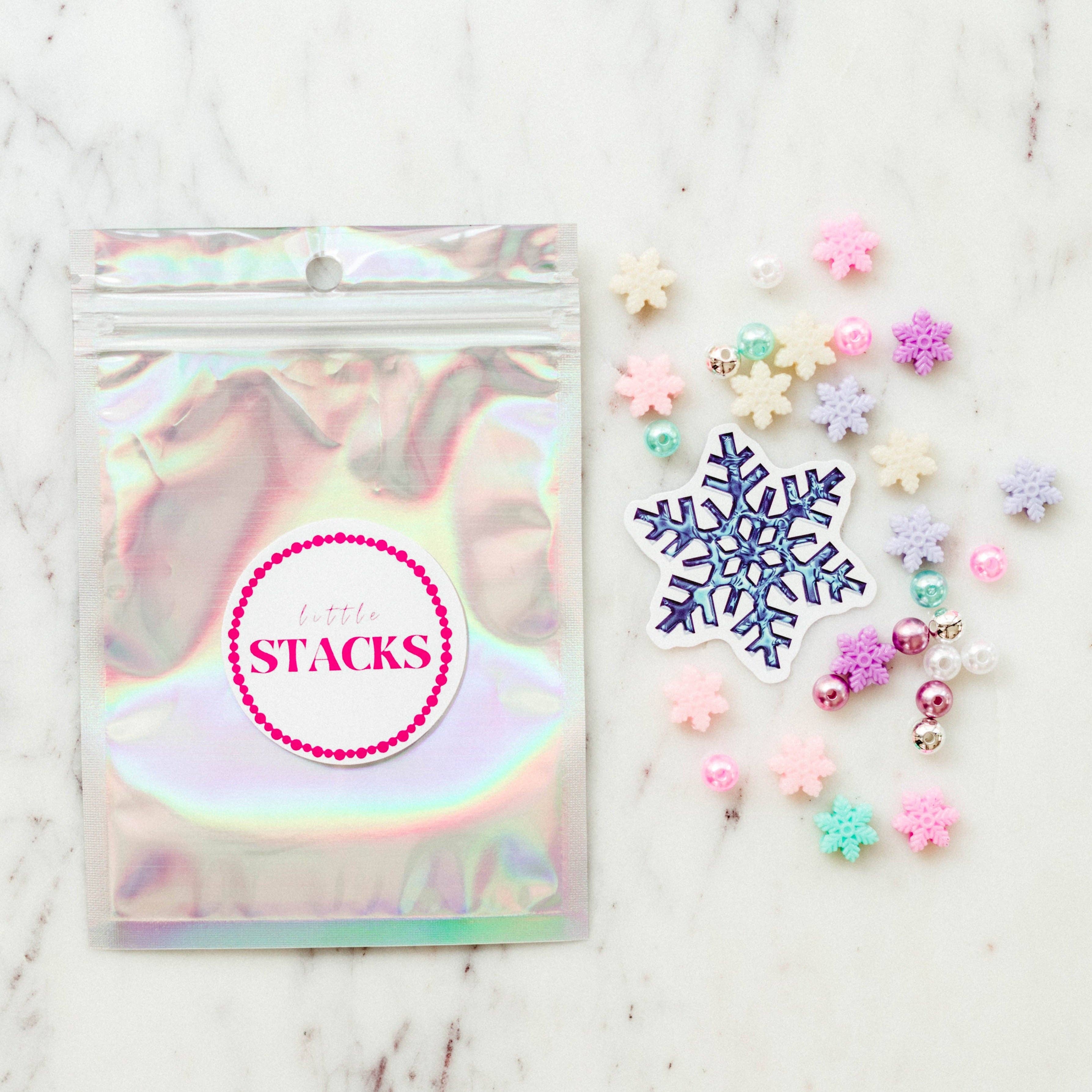 Little Stacks - Wholesale DIY Jewelry - Kids - The Snowflake Winter STACK0