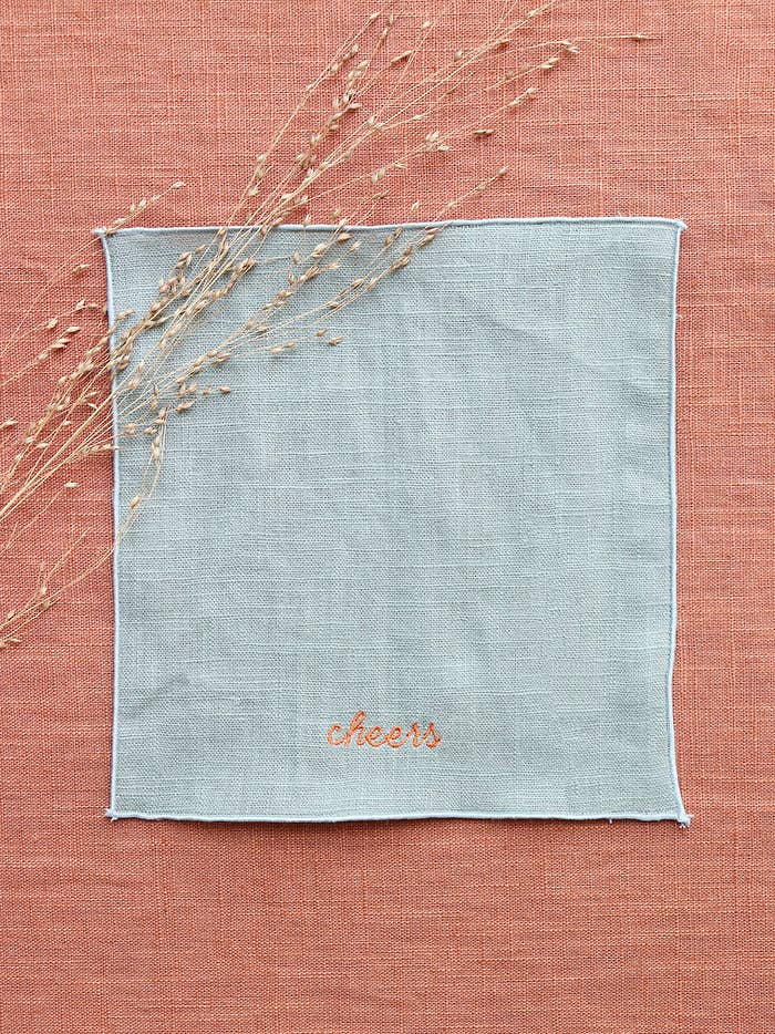 Giardino Segreto - Wholesale Dinner & Cloth Napkin - Pure linen cocktail napkin - EXPRESSIONI3