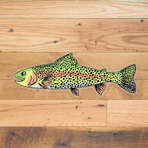 Corvidae drawings & designs - Wholesale Sticker - Rainbow Trout Sticker0