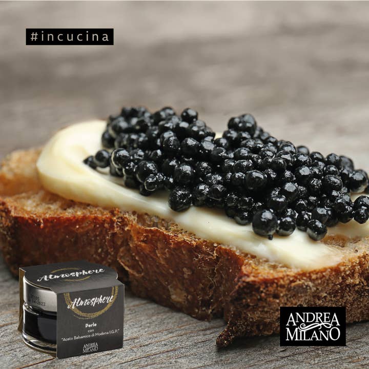 Andrea Milano - Wholesale Vinegar - Atmosphere Black Pearls With Balsamic Vinegar of Modena1