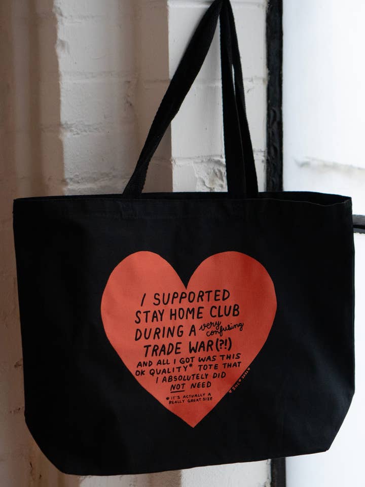 Trade War Tote for wholesale by Stay Home Club