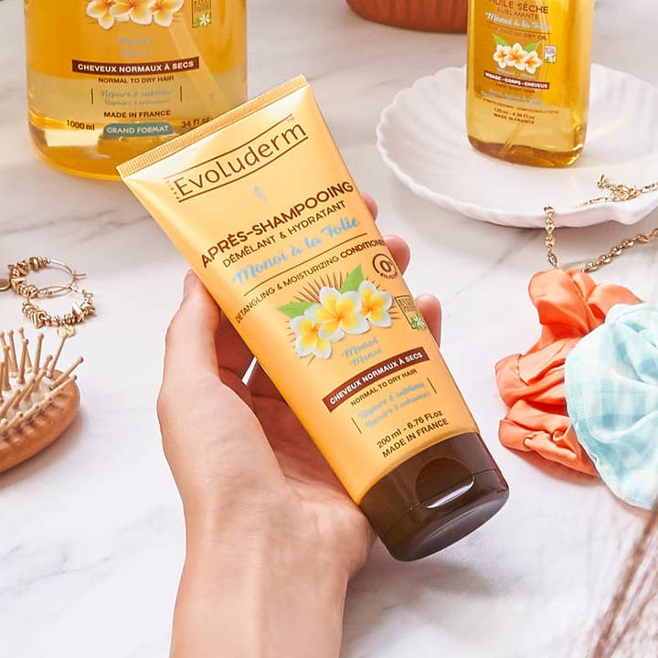 Evoluderm - Wholesale Hair Conditioner - Monoi à la Folie Detangling & Moisturizing Conditioner2