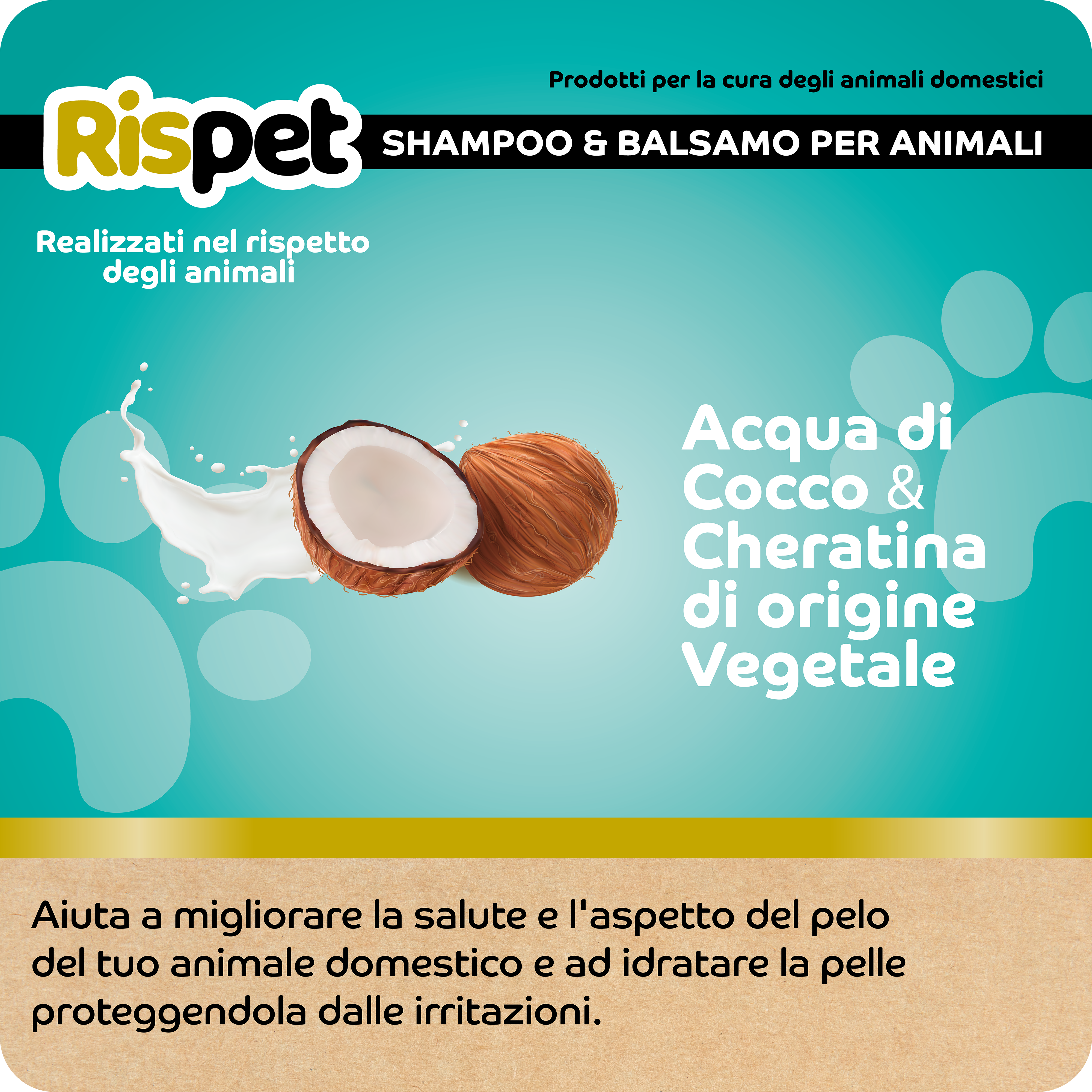 Babylino – Großhandel Haustiershampoo – Hund – Rispet Shampoo und Conditioner mit Kokos und Keratin für langhaarige Hunde – 370 ml2