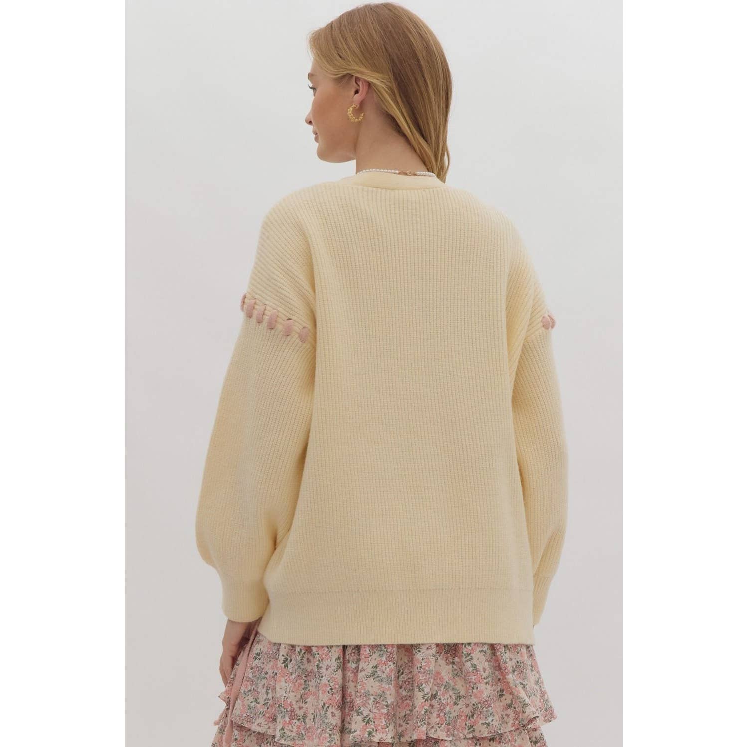 STYLE USA – wholesale Cardigan – Women’s – Ribbed drop shoulder button down cardigan11