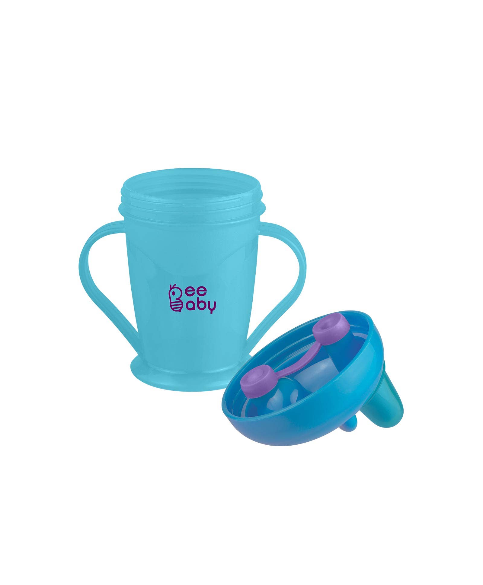 Beebaby - Wholesale Drinking Glass/Cup - Kids & Baby - Beebaby Twin Handle Sipper Single Colour 180ml / 6oz.6