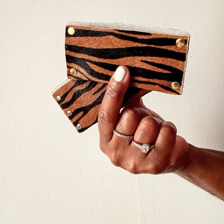 NKHenry - Wholesale Card Holder - Unisex - Hair on Hide Leather Calfhair Card Case7