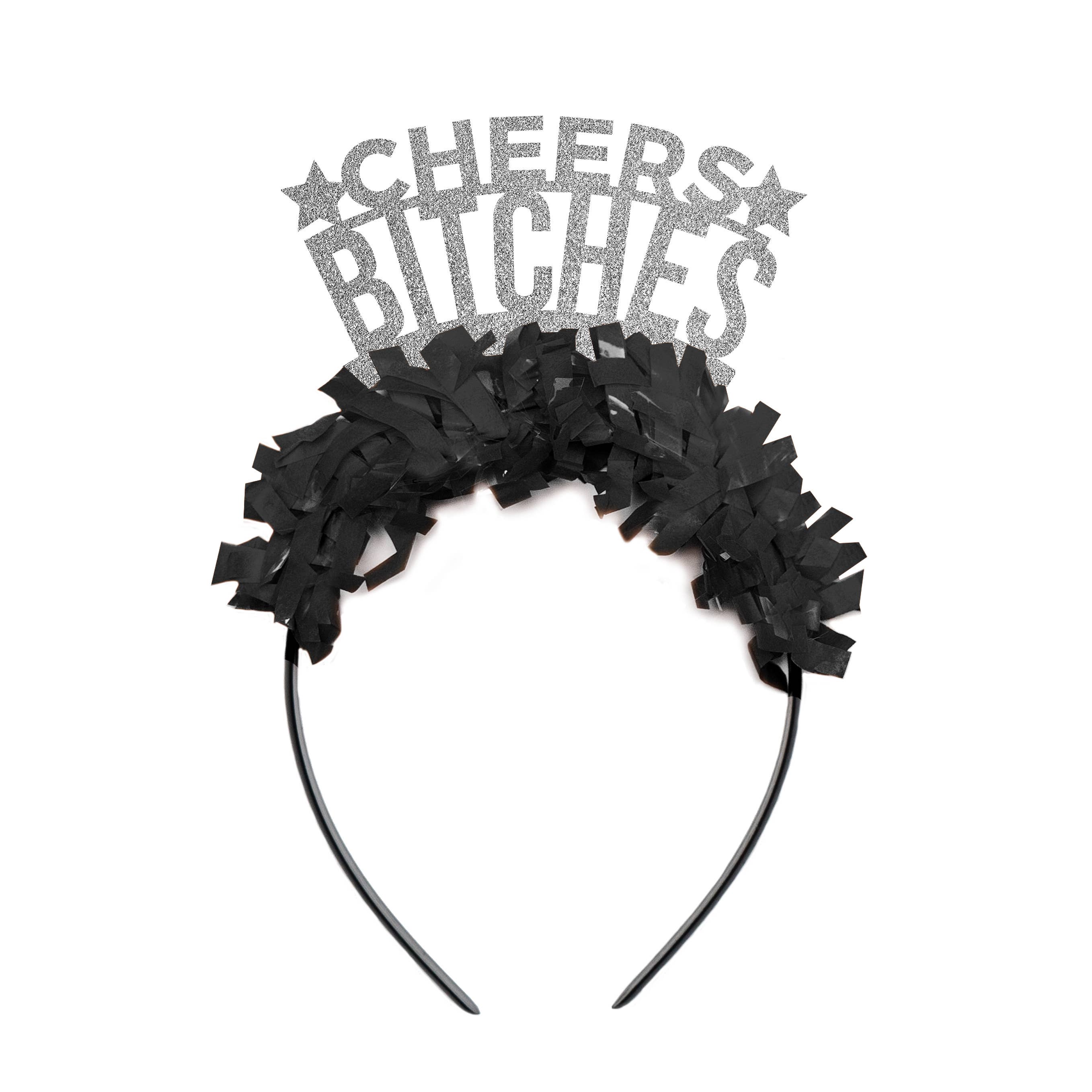 Festive Gal – Chapéu/coroa de festa por atacado – Cheers Bitches New Year Party Headband Crown Decor3