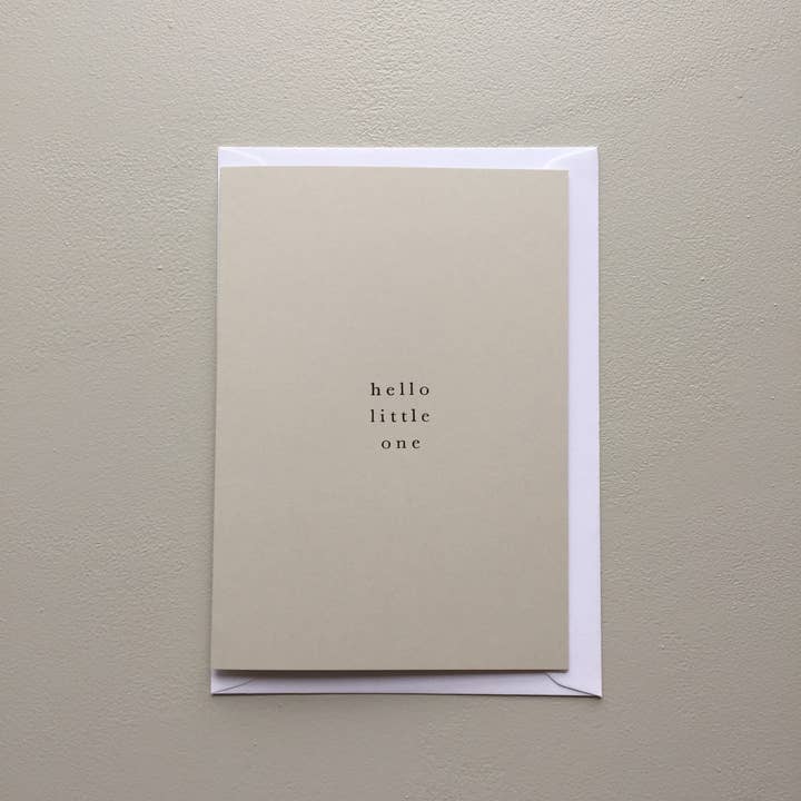 JOYEM - Wholesale Baby Card - Hello Little One - Baby Card1